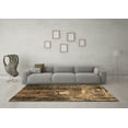thumbnail image 3 of Ahgly Company Indoor Round Oriental Brown Industrial Area Rugs, 7' Round, 3 of 4