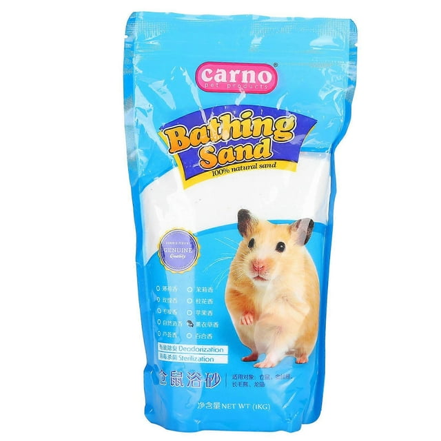 1kg Hamster Bathing Sand Small Pet Shower Cleaning Deodorizing Tool Pet SuppliesLavender Flavor