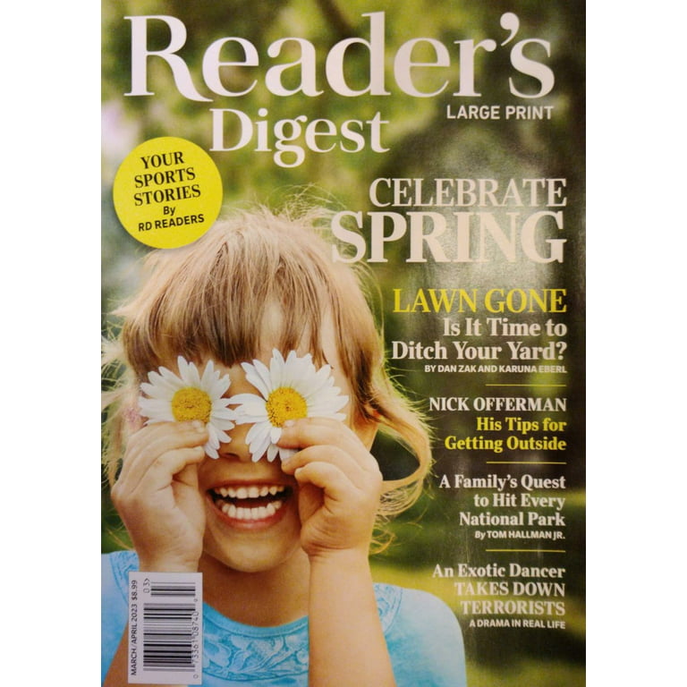 Reader'S Digest Large Print Magazine 2023 (Paperback - New-Adult,Senior)