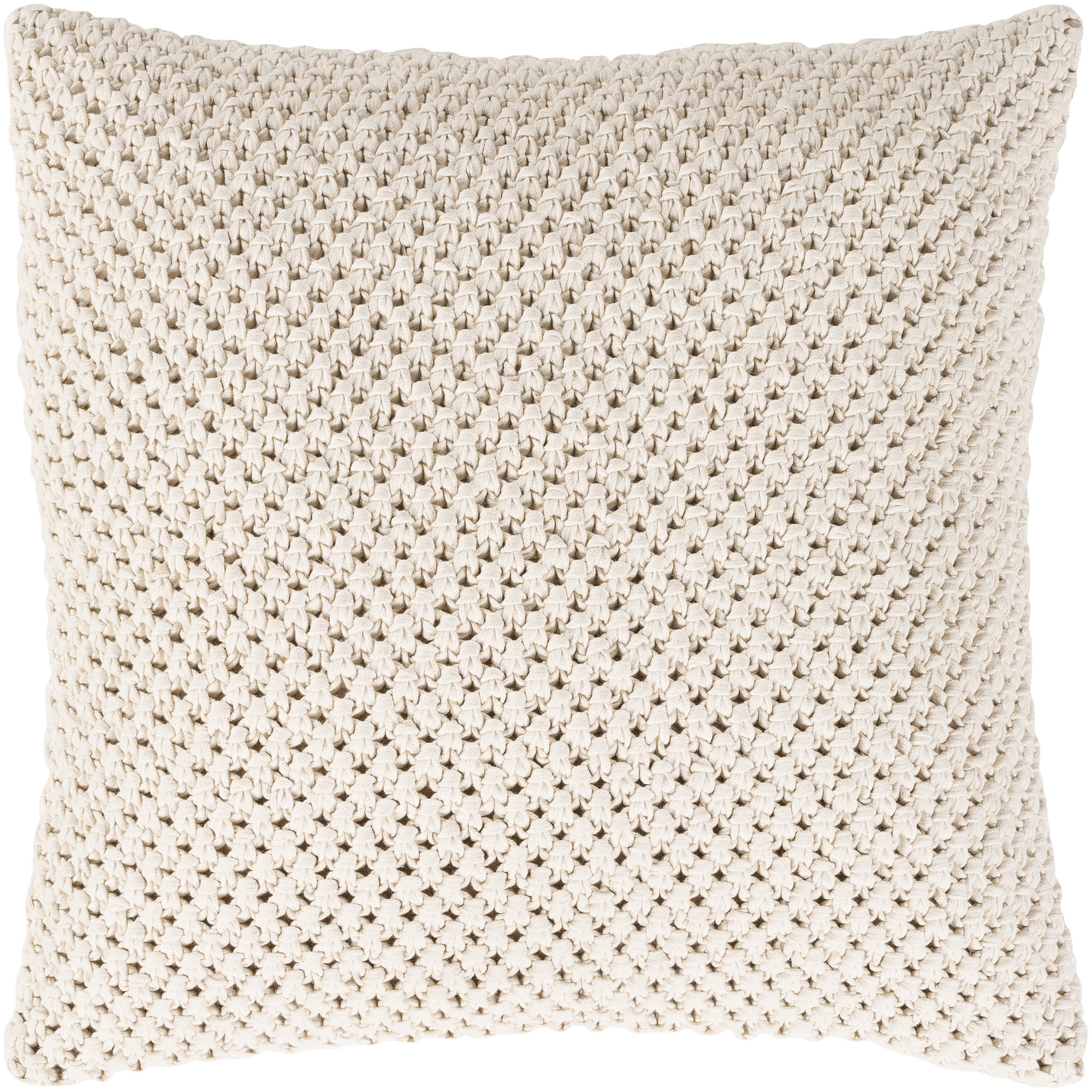 Lollipop Ribbed 100% Cotton European Cushion Cover 60 x 60cm 