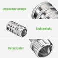 thumbnail image 6 of Lingsida 4pcs Garden Hose Quick Connect Fittings, 3/4 Inch GHT Stainless Steel Water Hose Quick Release Connector Set for Hoses and Sprayers, 6 of 6