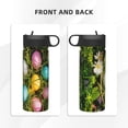 thumbnail image 3 of Yiaed colorful Easter eggs Print Water Bottle with Straw Lid, Stainless Steel Double Wall Insulated Water Bottle | Leak-Proof and Spill-Proof Water Bottle, 3 of 8
