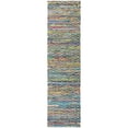 thumbnail image 1 of Unique Loom Tapis de Zone Géométrique Chindi Chevron 2' 2 x 6' Coureur Multi/vert, 1 of 1