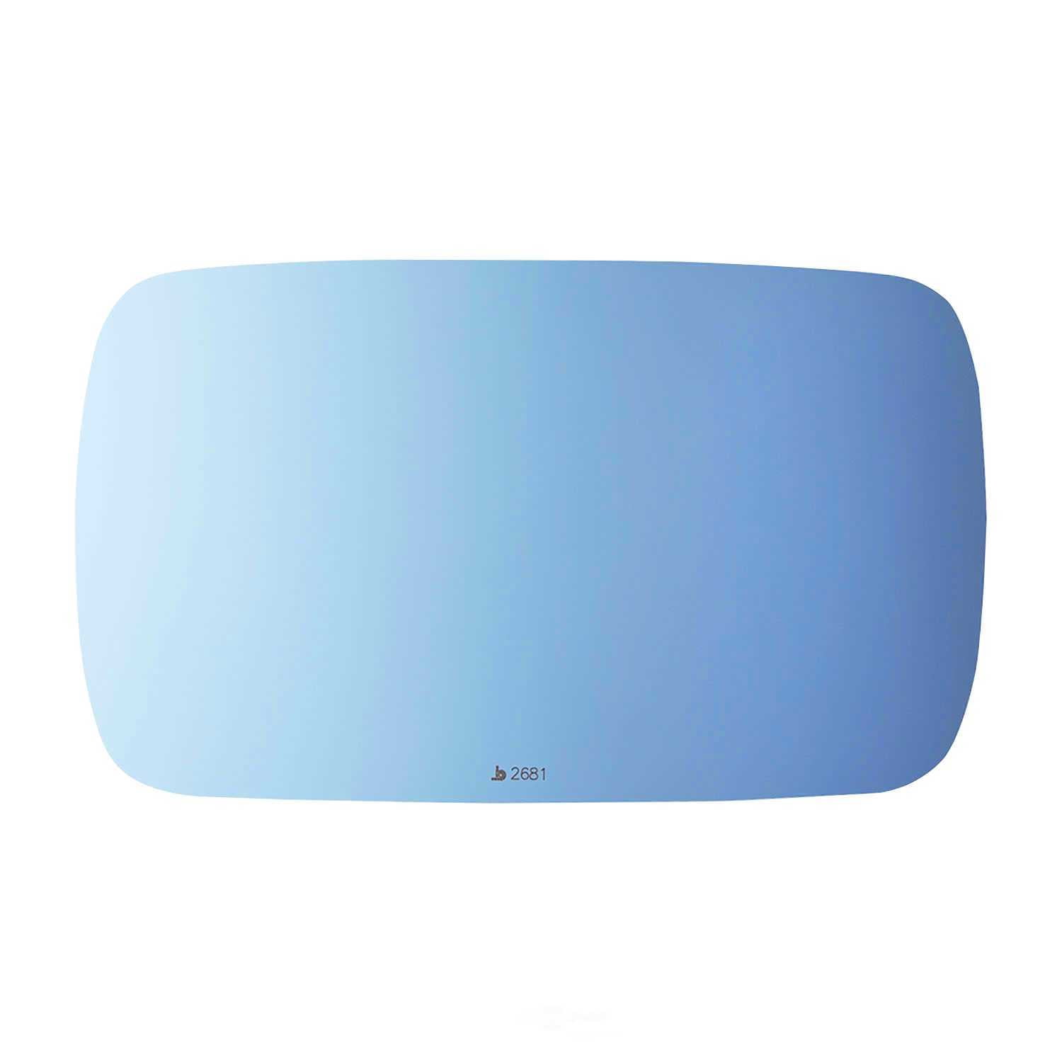 Burco Side View Mirror Replacement Glass - Blue Glass - 2681