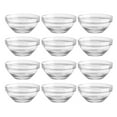 thumbnail image 1 of 12pcs Glass Mixing Bowls Glass Bowl Glass Salad Bowl Ice Cream Bowls Fruit Bowls, 1 of 6