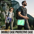 thumbnail image 3 of Case for Samsung Galaxy Tab A11+ 11 inch, 360 Degree Rotating Hand Grip Shockproof Cover with Shoulder Strap, NavyBlue Lime, 3 of 7