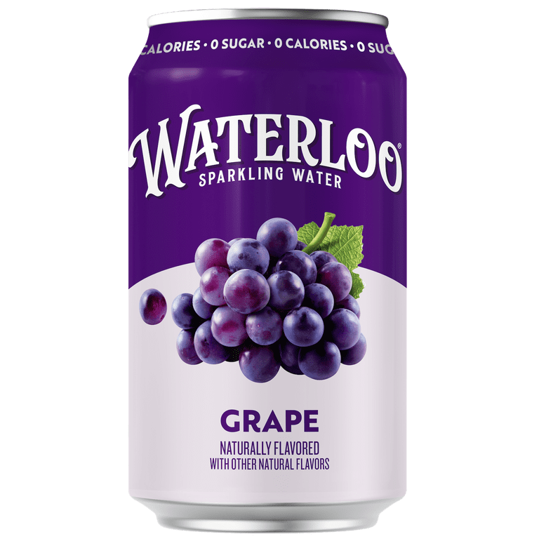 Waterloo Sparkling Water Grape, 12 fl oz, 12 Pack photo 7