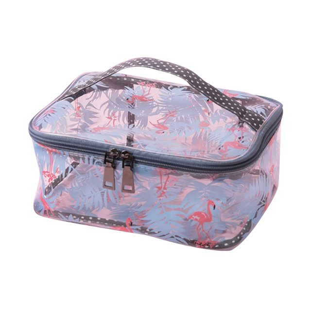 Flamingo Cosmetic Bag Waterproof Fashion Large Capacity Toiletry Bag Makeup Bag