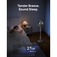 thumbnail image 3 of Ventilador de pedestal Dreo Smart para dormitorio, 6 modos y 10 velocidades, color plateado, 3 of 4