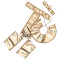 thumbnail image 4 of BESTYASH Cosplay Headpiece Egyptian Costume Kit for Stage Performance with Golden 1 Set, 4 of 8