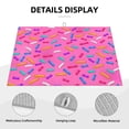 thumbnail image 4 of Microfiber Drying Mat, Magenta Candy Print Dish Drying Mat for Kitchen Counter, 18 x 24 inches, 4 of 9