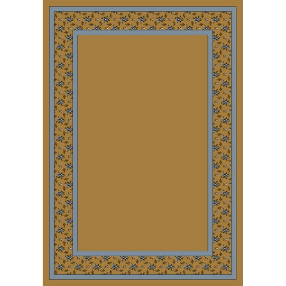 Milliken Design Center Area Rug GARDEN ESTATE GOLDEN TOPAZ Garden Estate Golden Topaz 7' 7" x 7' 7" Round