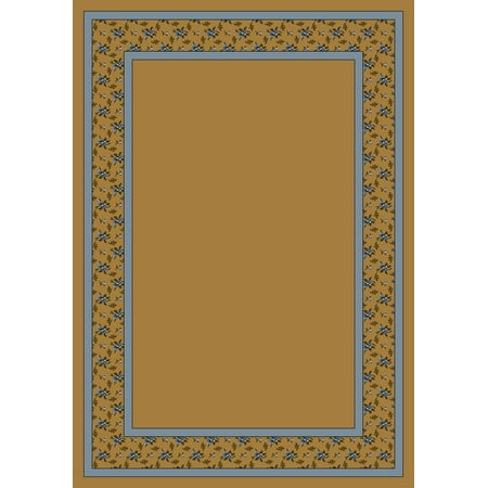 Milliken Design Center Area Rug GARDEN ESTATE GOLDEN TOPAZ Garden Estate Golden Topaz 7' 7" x 7' 7" Round