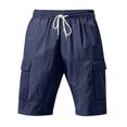 thumbnail image 2 of Men's Pocket Outdoor Sports Casual Loose Cargo Shorts, 2 of 7