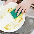 thumbnail image 3 of 12 Pack Sponge Individually Packed Bulk Kitchen Dishwashing Sponge Scratch Resistants Scouring Pad 125g，22x7x33c, 3 of 4