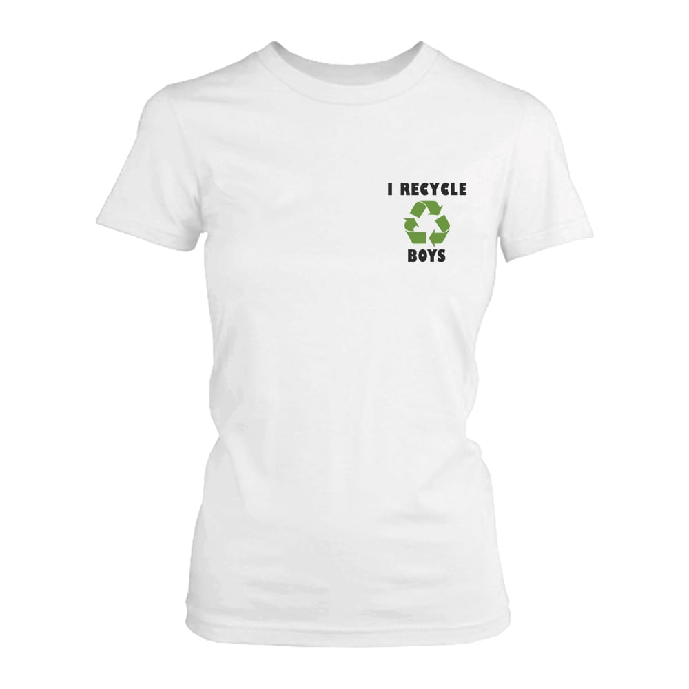 I Recycle Boys Cute Pocket Printed 