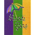 thumbnail image 1 of Carolines Treasures 8373CHF 28 x 40 In. Mardi Gras Flag Canvas- House Size, 1 of 4
