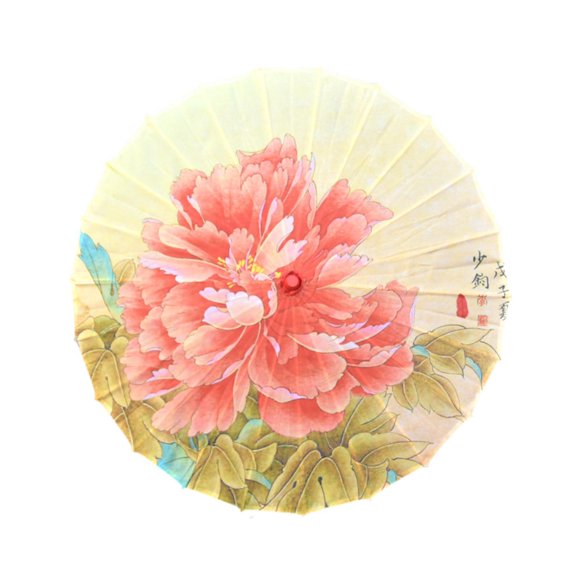 Paraguas de papel aceitado chino, paraguas japonés para bailar, cosplay, regalos de boda Estilo B