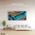 thumbnail image 2 of Cuadro Decorativo Canvas Abstracto Capa Tierra Dorada 120x60, 2 of 3