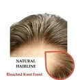 thumbnail image 2 of LYRICAL HAIR Lace Front Toupee for Men Indian Human Hair Replacement System  French Lace Mens Toupee Thin Skin Hairpieces for Man Bleached Front Knots Mens Hair Piece Unit, 2 of 6