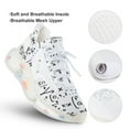 thumbnail image 3 of Math Education Pattern with Handwritten Walking Shoes for Men Woman Lightweight Tennis Fashion Elastic Sports Shoes Cushion Basketball Shoes, 3 of 7