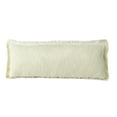 thumbnail image 6 of Ox Bay Bennett 14" x 36" Yellow Fringed Cotton Adult Decorative Lumbar Throw Pillow Cover, 6 of 7