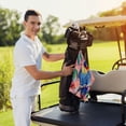 thumbnail image 4 of ONETECH Parrot Branch Flowers Golf Towel 24x16in - Great Gift Idea 1PC, 4 of 7