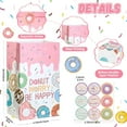 thumbnail image 3 of 30 PCS Donut Party Favor Candy Bags with 36 Stickers, Sweet one two Birthday Party Decorations, Donut Candy Goodie Bags for Girls Kids Birthday Party, Baby Shower, Weddings, Valentines, Halloween, 3 of 7