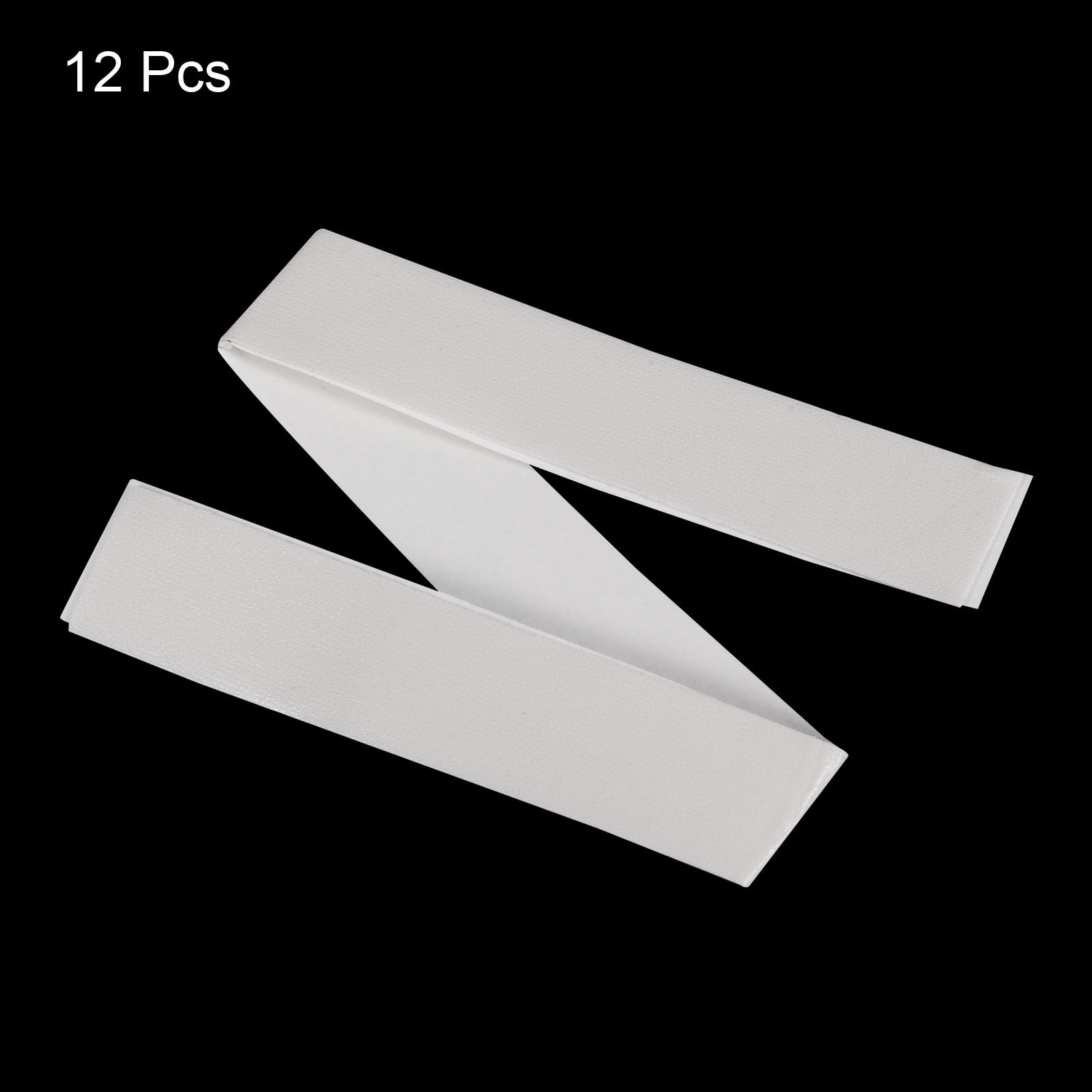 Unique Bargains 9.8"x0.7" Badminton Racket Tennis PU Protector Sticker Tape 12Pcs White