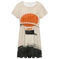 thumbnail image 3 of Sushi House 2 Short Sleeve Dress Women Summer Evening Dresses Ladies Sundress, 3 of 7