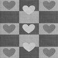 thumbnail image 1 of Ahgly Company Machine Washable Indoor Square Transitional Gray Cloud Gray Area Rugs, 5' Square, 1 of 7