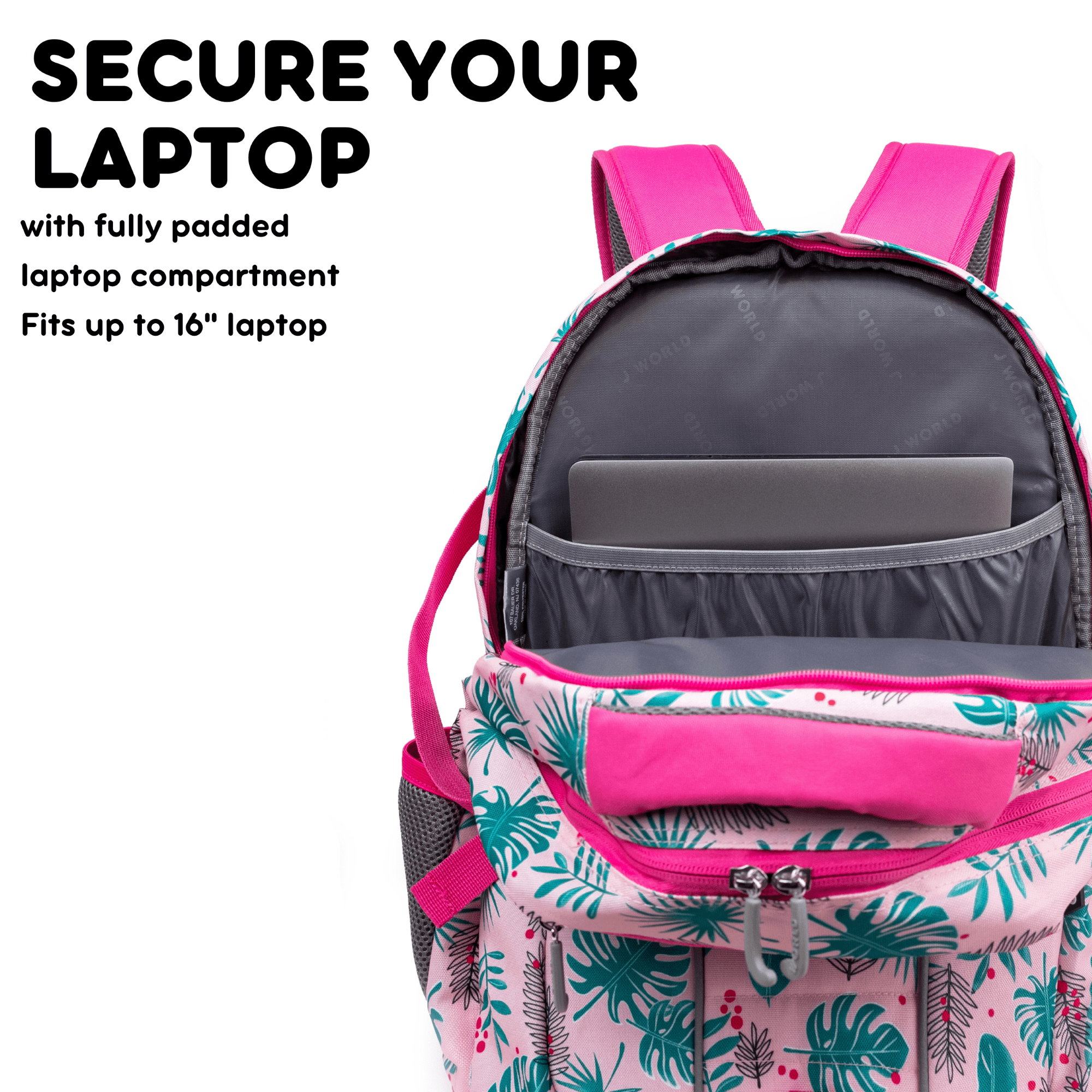 NWT J Pierce Playful Girl’s/Ladies Laptop Backpack with Multiple Compartments. Amazon.com: LIGHT FLIGHT Travel Laptop Backpacks for Women  main image 3
