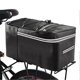 thumbnail image 2 of 12L/15L Portable Rear Seat Bag Reflective Faux Leather Lengthen Tie Belt Bike Trunk Bag for Riding 26-27s, 2 of 5