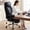 Black, variant on COOLHUT Big and Tall Office Chair 400lbs, High Back Executive Office Desk Chair with Inflatable Lumbar Support & Adjustable Padded Arms, Extra Wide Seat Home Office Chair with Footrest, Black