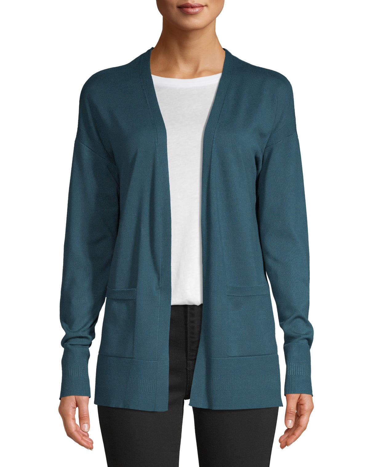 Time and Tru Women's Open Front Cardigan - Walmart.com