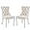 Beige-stainless Steel Leg, variant on KCC Velvet Tufted Dining Side Chairs, Gray (Set of 2)