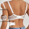 thumbnail image 5 of Hrsba Lace Bras for Women Underwire Push Up Racerback Breathable Lightweight Daily Wear Soft Flexible Support Structure, 5 of 7