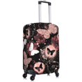 thumbnail image 3 of Butterflies Luggage Suitcase Covers Elastic Washable Luggage Protector Travel Suitcase Protective Cover For Kid And Adult, M (Fit 22-24 Inch Luggage), 3 of 6