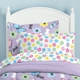 thumbnail image 3 of Dream Factory Sweet Butterfly Twin 5 Piece Comforter Set, Polyester, Microfiber, Purple, Pink, Sky Blue, Multi, Child, Female, 3 of 14