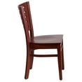 thumbnail image 4 of Flash Furniture Darby Series Slat Back Mahogany Wood Restaurant Chair, 4 of 6