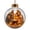 A004- D, variant on Glowing 3D Nativity Scene Christmas Ball Ornament with Internal Led Lights, 1-Pack, Clear Glass with Gold Cap, for Christmas Tree Decorations, Hanging Decoration