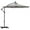 Light Grey, variant on Outsunny 10ft Outdoor Cantilever Umbrella with Solar Lights Light Grey