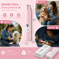 thumbnail image 5 of MAXLAPTER Dog Nail Grinder with LED Light, 3-Speed Rechargeable Electric Pet Nail Trimmer, Quiet Low Vibration Nail Grinder for Small Medium Large Dogs and Cats, 5 of 9