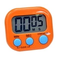 thumbnail image 1 of Kitchen Timer Cooking Electronic Countdown Timer with Magnet Back for Refrigerator Mounting 2.73 in x 2.44 in x 0.78 in Orange ABS, 1 of 6