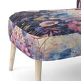 thumbnail image 5 of Designart "Purple Dreamy Florals VII" Upholstered Abstract Botanicals Accent Chair and Modern & Contemporary Arm Chair - Multiple Color & Pattern, 5 of 7
