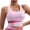 Pink, variant on vdgthytj Yoga Tank Tops for Women Sleeveless Square Neck Crop Slim Fitted Color Blocking Summer Gym Workout Racerback Crop Tops