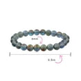 thumbnail image 3 of Bling Jewelry Womens Natural Multi-Color Gemstone 8MM Bead Stackable Stretch Bracelet for Men Unisex, 3 of 6