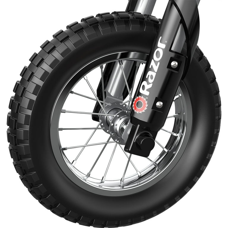 Razor MX400 Rocket 24V Electric Toy Motocross Dirt Bike, Black (2
