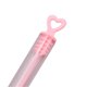 thumbnail image 2 of Lot de 10 baguettes à bulles roses en forme de cœur, transparentes, durables, en plastique, portables, pour fête, mariage, vacances, 2 of 4