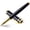 Black, variant on Ballpoint pen with Gift Box, Luxury Writing Pen with 2 Extra Black Ink Refills Executive Pens Line width 0.5mm Business Pen Fancy Pen set for Men &Women. (Black)
